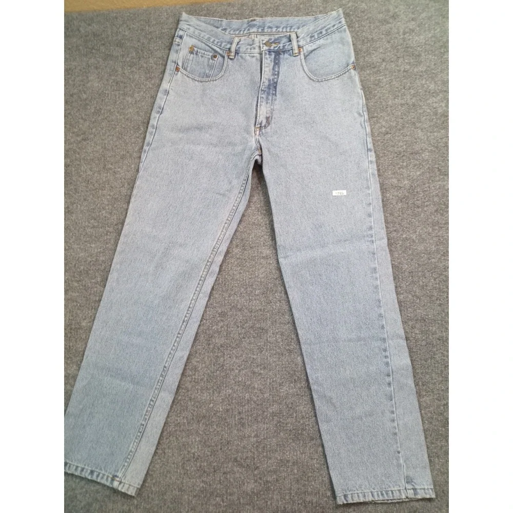 Vintage Nuovo County Seat Jeans Mens 32x30 Light Wash High Rise USA Mom Jeans